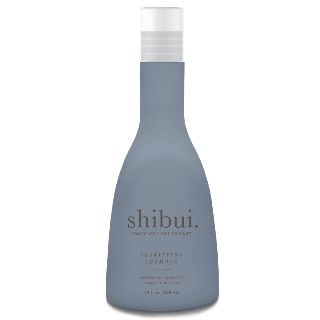 SHIBUI Clarifying Shampoo, Deeply Cleanses, Purifies & Enhances Shine, Color-Safe & Silicone-Free, 12 Fl Oz