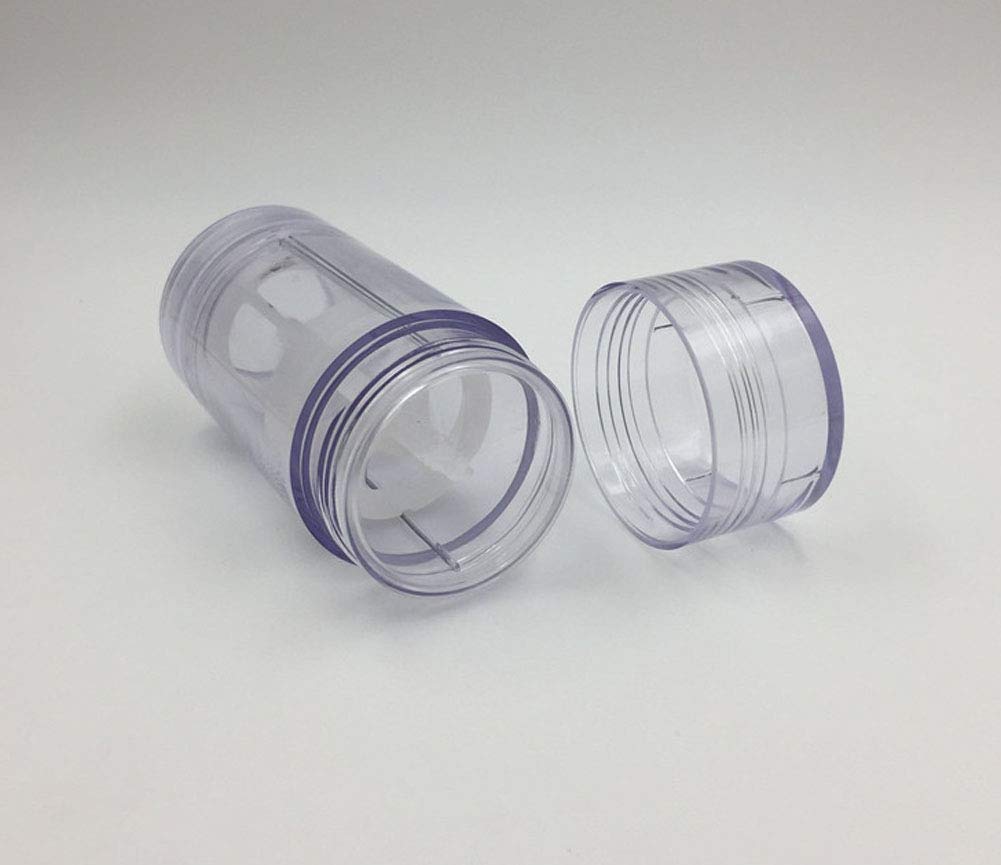 1 Oz(30ml) Twist-up Deodorant Containers,5 Pcs Clear Empty Deodorant Bottles Lip Balm Tubes Fot DIY Travel