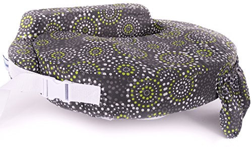 My Brest Friend Original Nursing Pillow Enhanced Ergonomics Essential Breastfeeding Pillow Support For Mom & Baby W/ Convenient Side Pocket, Double Straps & Slipcover, Fireworks