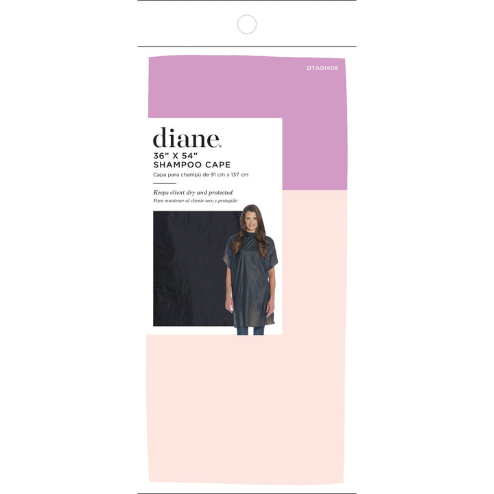 Salon Elements Shampoo Cape, Black
