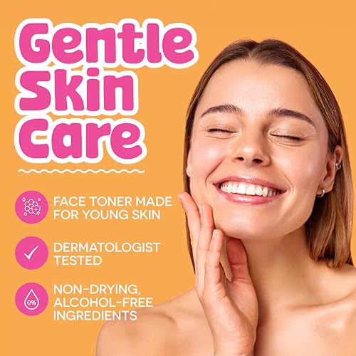 BeYouTiful Clarifying Face Toner, Preppy Skin Care for Balanced Skin, Gentle and Cleansing Facial Skincare for Teens, Tweens, and Kids, Girls and Boys Gifts, 4 fl oz, Ages 8-17
