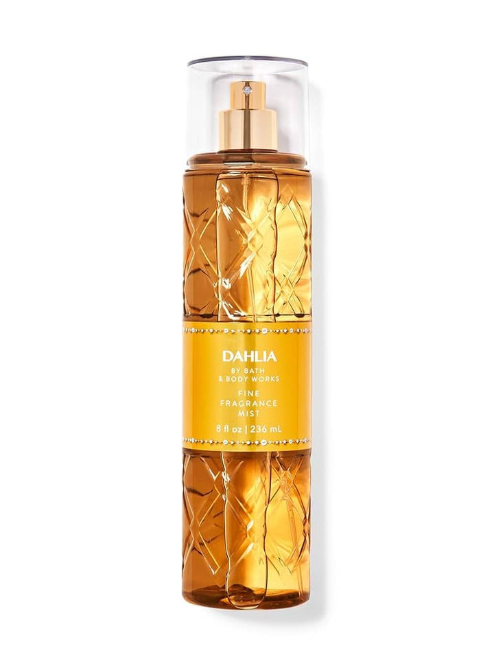 Bath & Body Works Dahlia Fine Fragrance Mist 8 Fluid Ounce Spray (Packaging As Pictured)