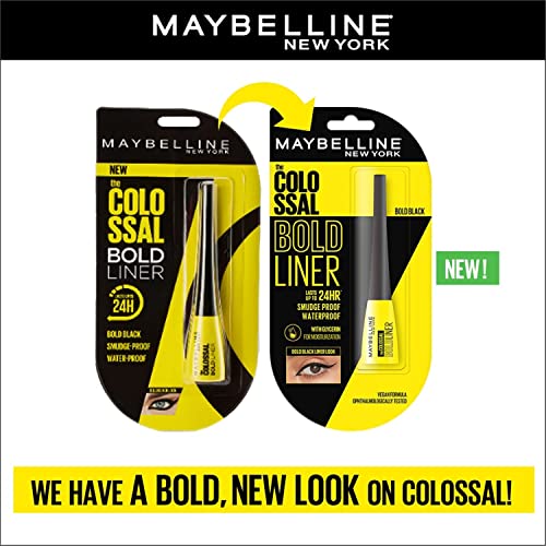 Maybelline New York Colossal Bold Eyeliner, Black, 3g