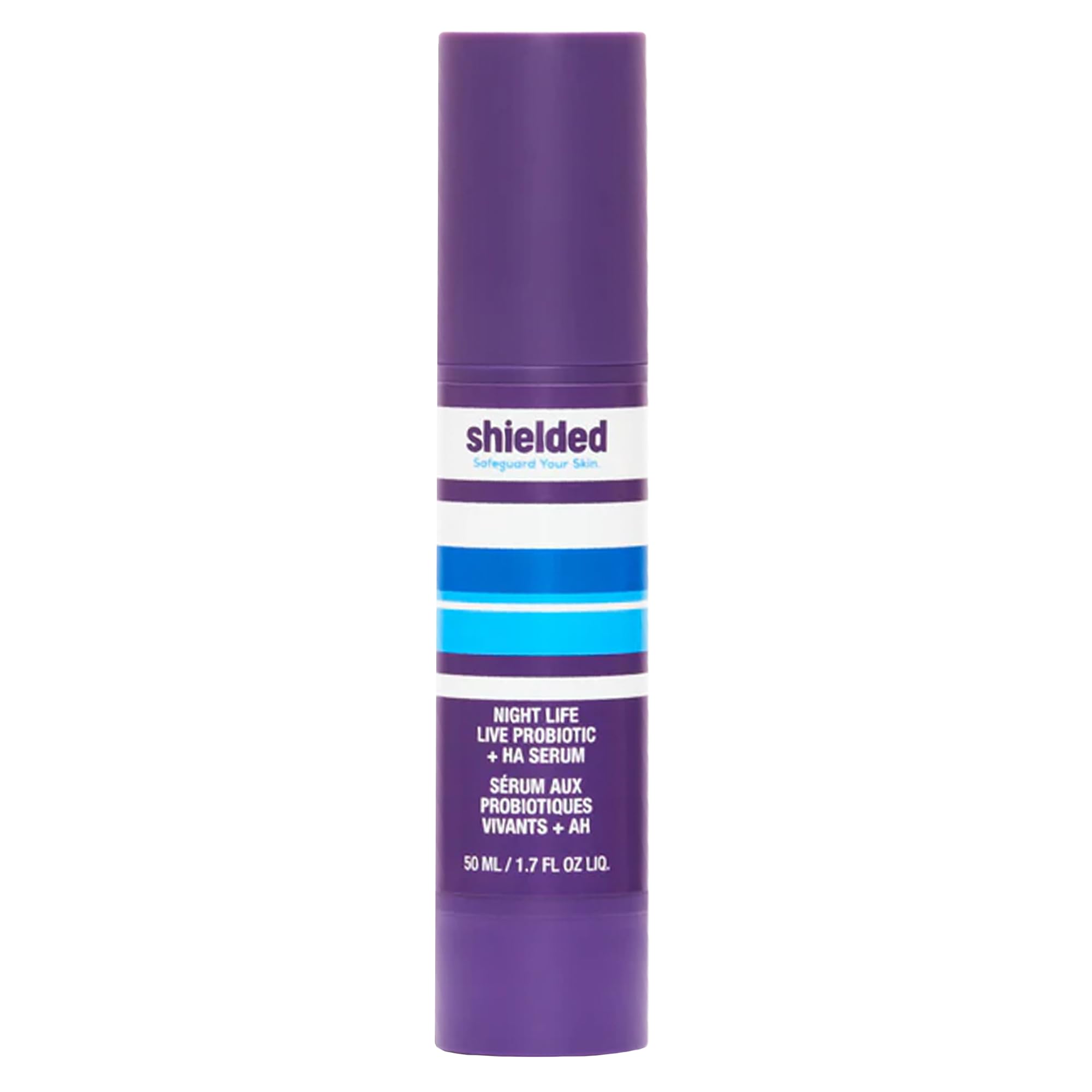 Shielded Beauty Night Life Live Probiotic + HA Serum Hydrating Skin-Renewing Night Serum with Probiotics & Hyaluronic Acid, 50ml