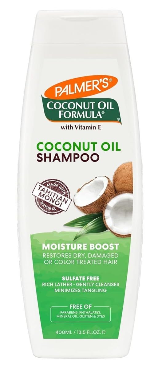 Palmers Coconut Oil Moisture Boost Shampoo 13.5 Ounce (400ml) (Pack of 2)