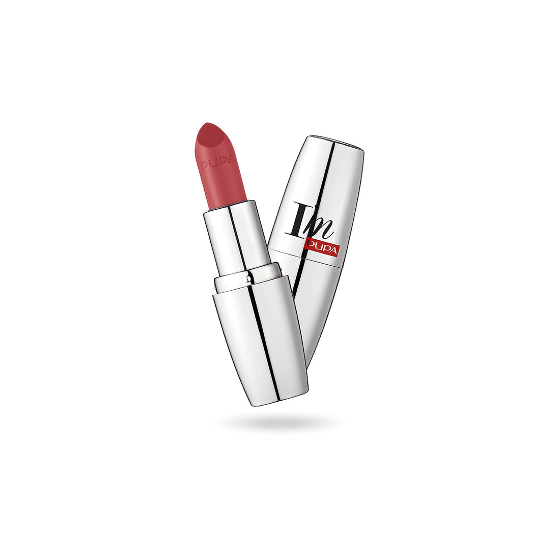 PUPA Milano I Am Pure-Colour Lipstick - Intense Color And Absolute Brightness - High Concentration Of Pigments - Lightweight And Flawless - Melts Perfectly On Lips - 408 Mysterious Pink - 0.123 OZ
