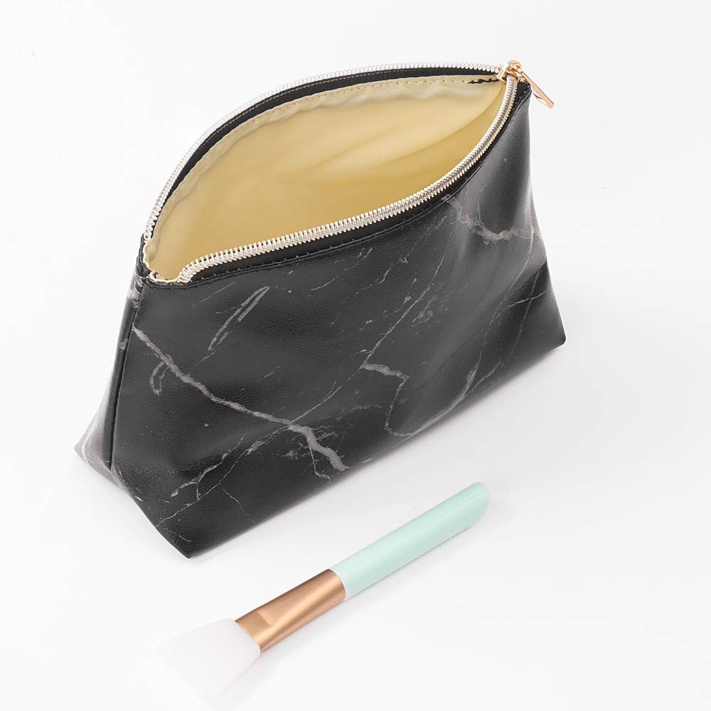 SUBANG 3 Pack Marble Makeup Bag Toiletry Bag Travel Bag Portable Cosmetic Bag Makeup Brushes Bag Waterproof Organizer Bag for Women Girls Men
