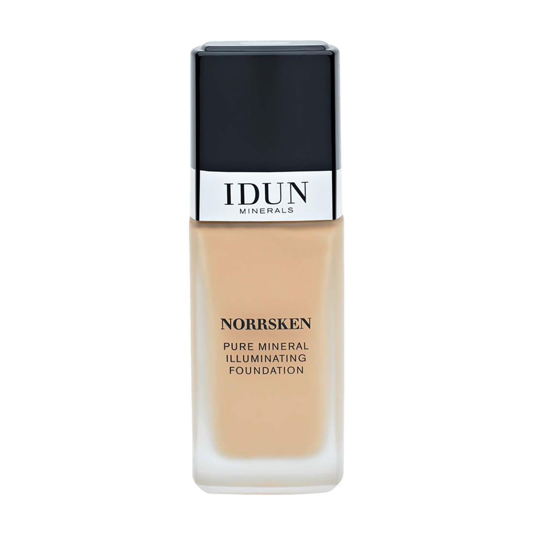 IDUN Minerals Liquid Norrsken Foundation, Svea - Light to Medium Coverage - Luminous Finish - For Dry/Dull Skin, Purified Minerals, Water Resistant, Safe for Sensitive Skin - Med Warm, 1.01 oz
