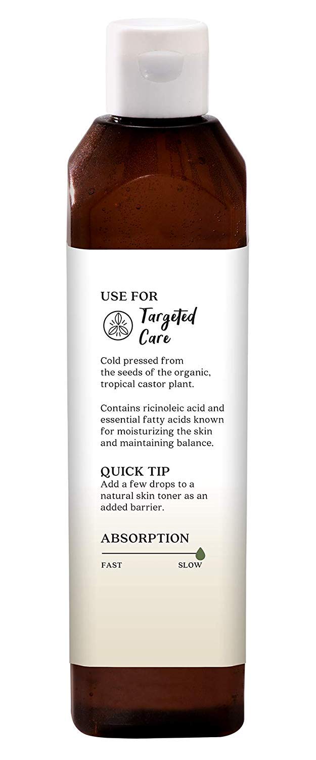 Aura Cacia Skin Care Oil - Organic Castor Oil - 16 Fl Oz, 16 Fluid Ounce by Aura Cacia