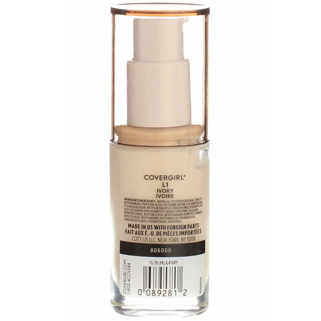 Cover Girl Ivory Trublend Liquid Foundation Sold in packs of 2