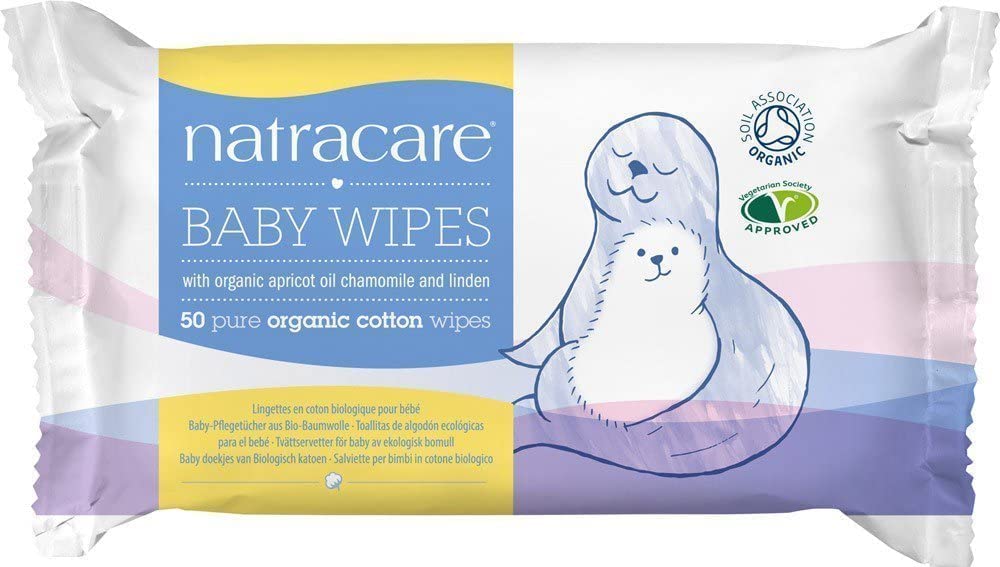Natracare Baby Wipes 50 ct (Multi-Pack) 2 AD