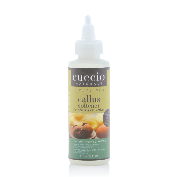 Cuccio Naturale Luxury Spa Callus Softener Professional Strength Artisan Shea & Vetiver 4 Oz
