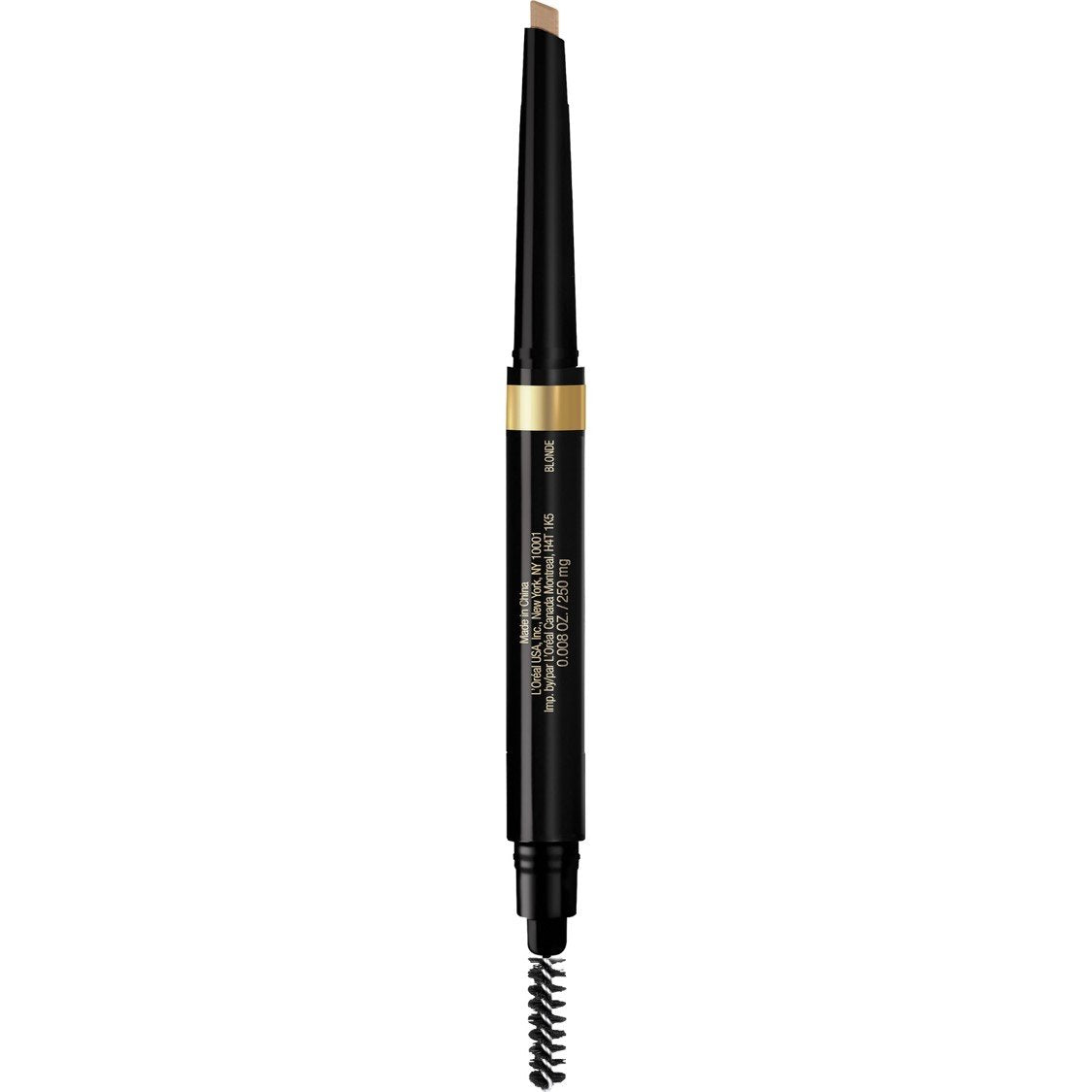 L'Oreal Paris Brow Stylist Shape & Fill Mechanical Eye Brow Makeup Pencil, Blonde, 0.008 oz.