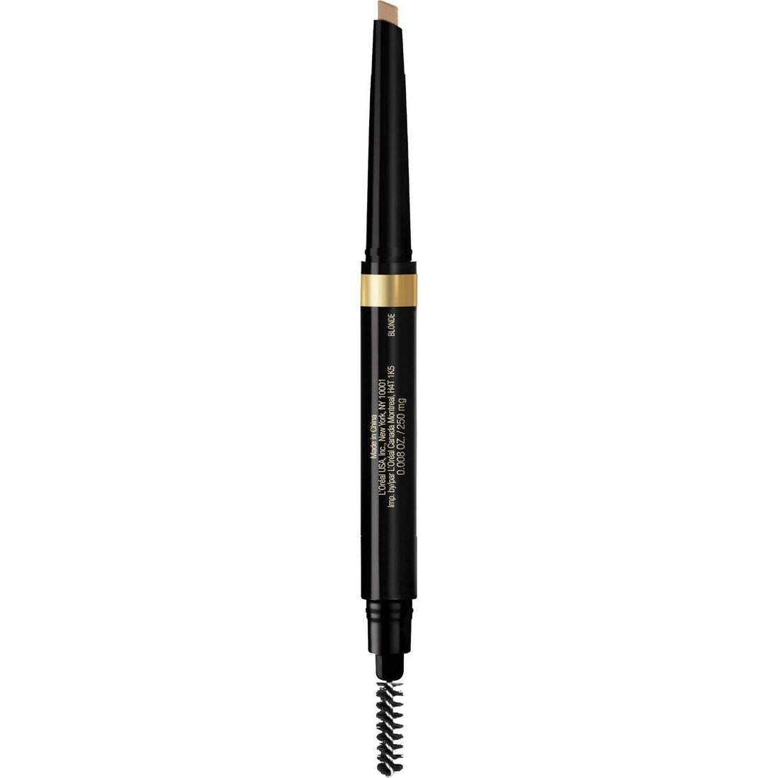 L'Oreal Paris Brow Stylist Shape & Fill Mechanical Eye Brow Makeup Pencil, Blonde, 0.008 oz.