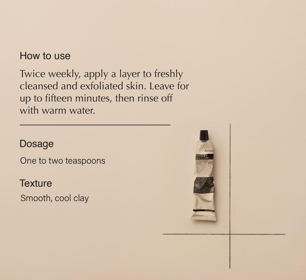 Aesop Parsley Seed Cleansing Masque, 2.38 Ounce