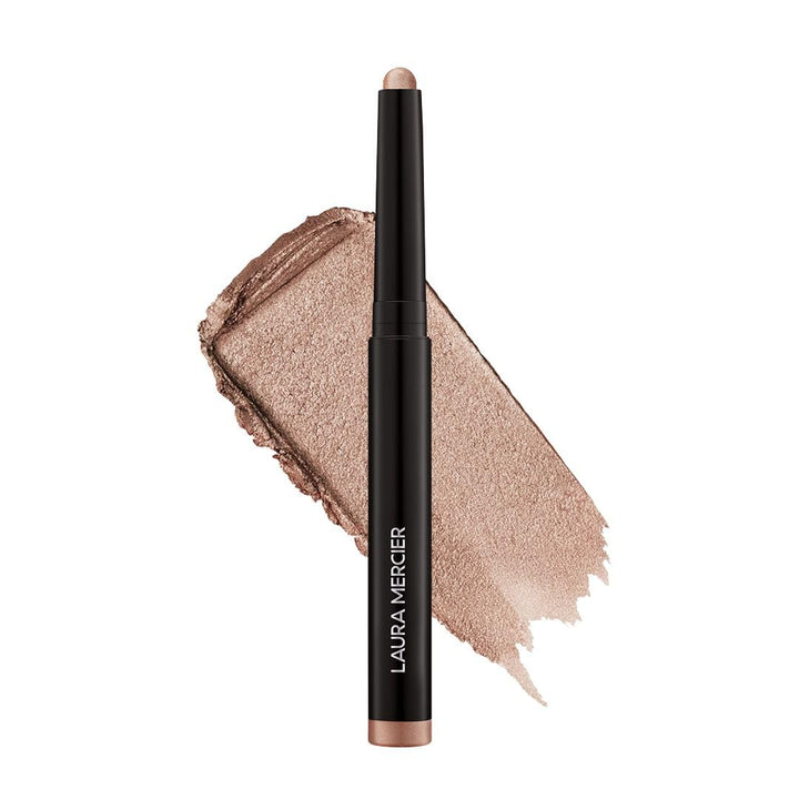 Laura Mercier Caviar Stick Cream Eyeshadow: Shimmer Finish, 24HR Wear, Long Lasting, Rich Color, Easily Blendable and Buildable, Waterproof, Hyaluronic Acid Infused, Metallic Taupe