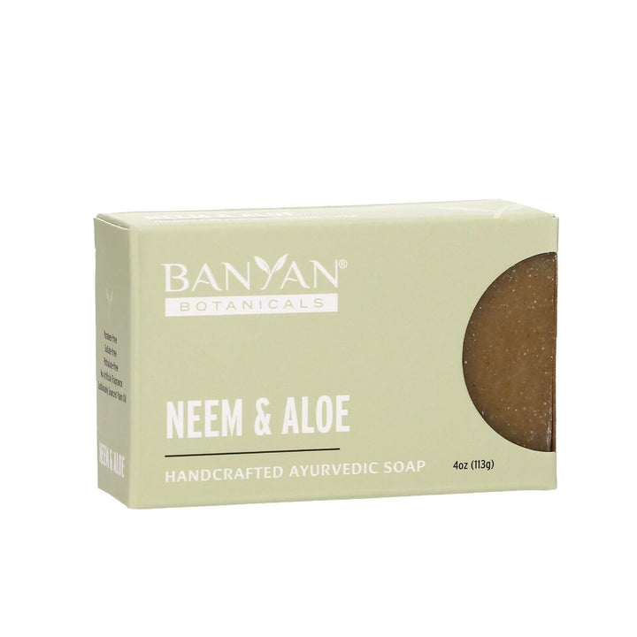 Banyan Botanicals Neem & Aloe Soap - Cooling and Soothing by Banyan Botanicals