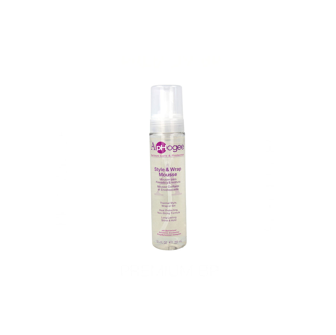 Aphogee Style and Wrap Mousse, 8.5 Ounce