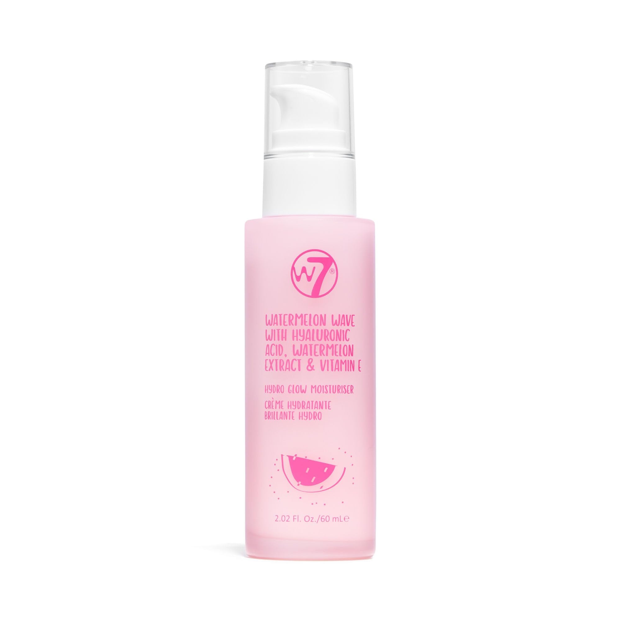 W7 Watermelon Wave Hydro-Glow Moisturizer - Face Cream Infused with Watermelon Juice Extract that Naturally Hydrates Skin 2.02fl oz