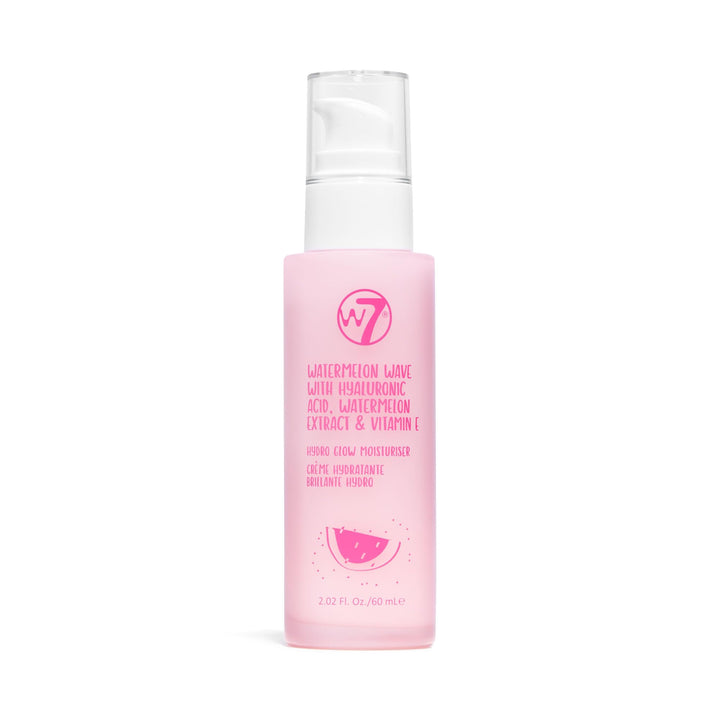 W7 Watermelon Wave Hydro-Glow Moisturizer - Face Cream Infused with Watermelon Juice Extract that Naturally Hydrates Skin 2.02fl oz