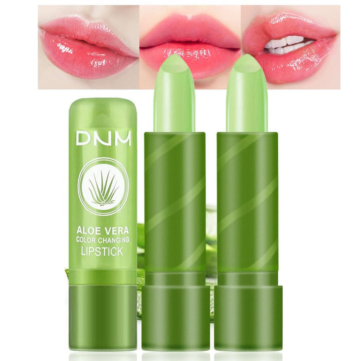 BINGBRUSH 2Pcs Flower Jelly Color Changing Lipstick Magic Lipstick Lip Gloss with Flower inside,Clear Flower PH Jelly Lipstick Prime Lip Color Change Changing Lipstick Lip Blam