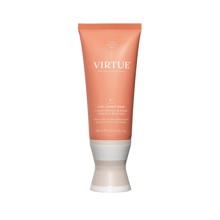 VIRTUE Curl Conditioner with Jojoba Oil, Sulfate Free, Hydrates, Nourishes & Repairs Curly Hair with Frizz Control, Color Safe