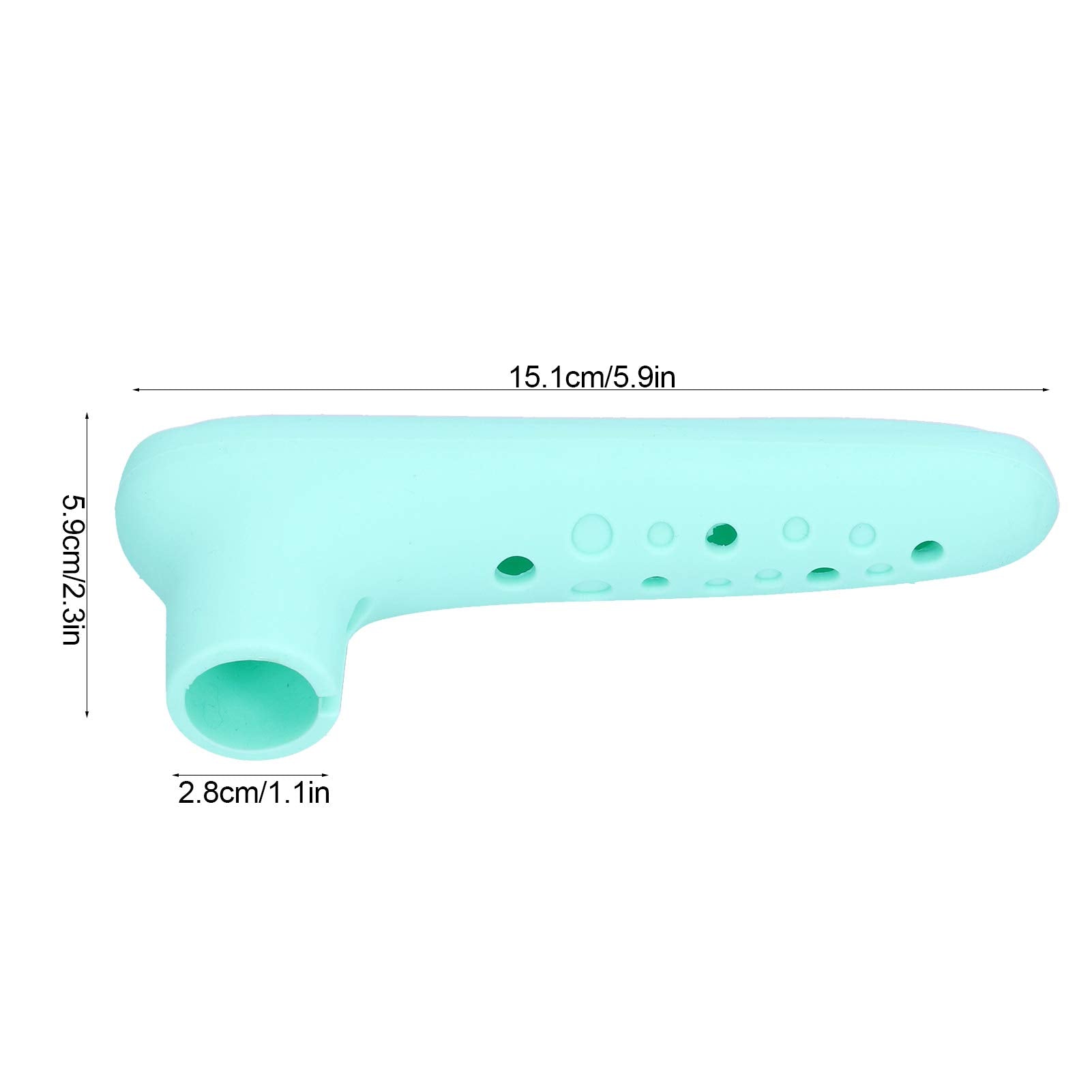 Silicone Door Handle Cover, Child Safety Door Knob Protector Anti-Collision Anti-Static Doorknob Protective Sleeve for Baby Boys Girls(Green)