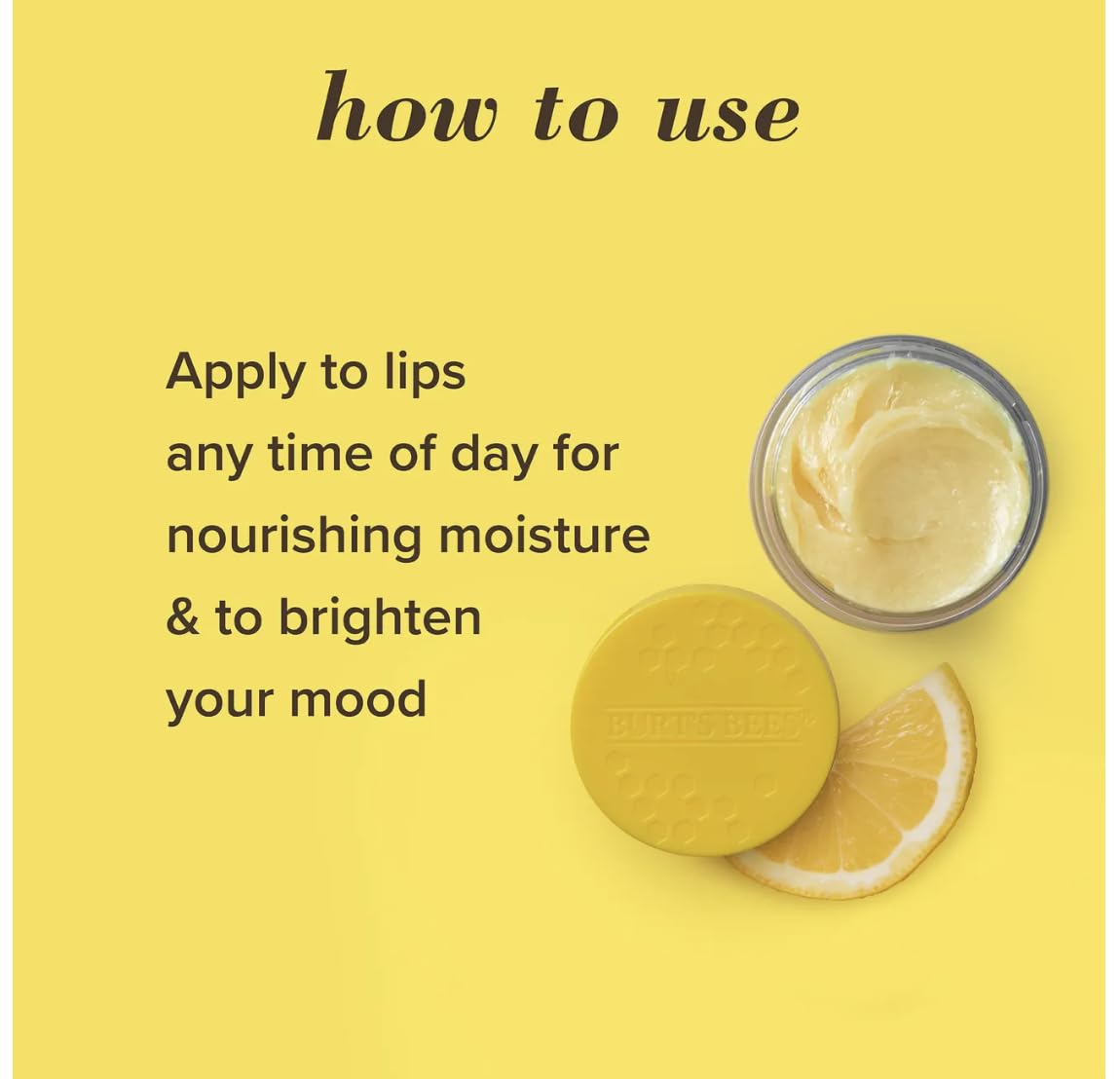 Burt's Bees 100% Natural Origin Lip Treatment with Sea Minerals Sweet Mint (Lemon Sorbet) - Hydrating, Moisturizing, Nourishing, Uplifting Lip Balm