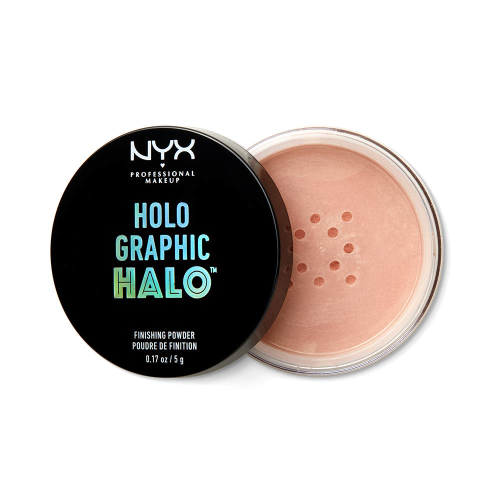 NYX PROFESSIONAL MAKEUP Holographic Halo Finishing Powder, Magical, 0.17 Ounce