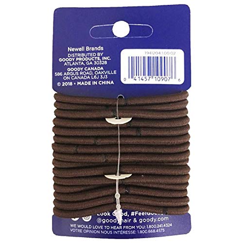 Goody Ouchless No Metal Hair ElasticsChocolate Cake 1090715 count