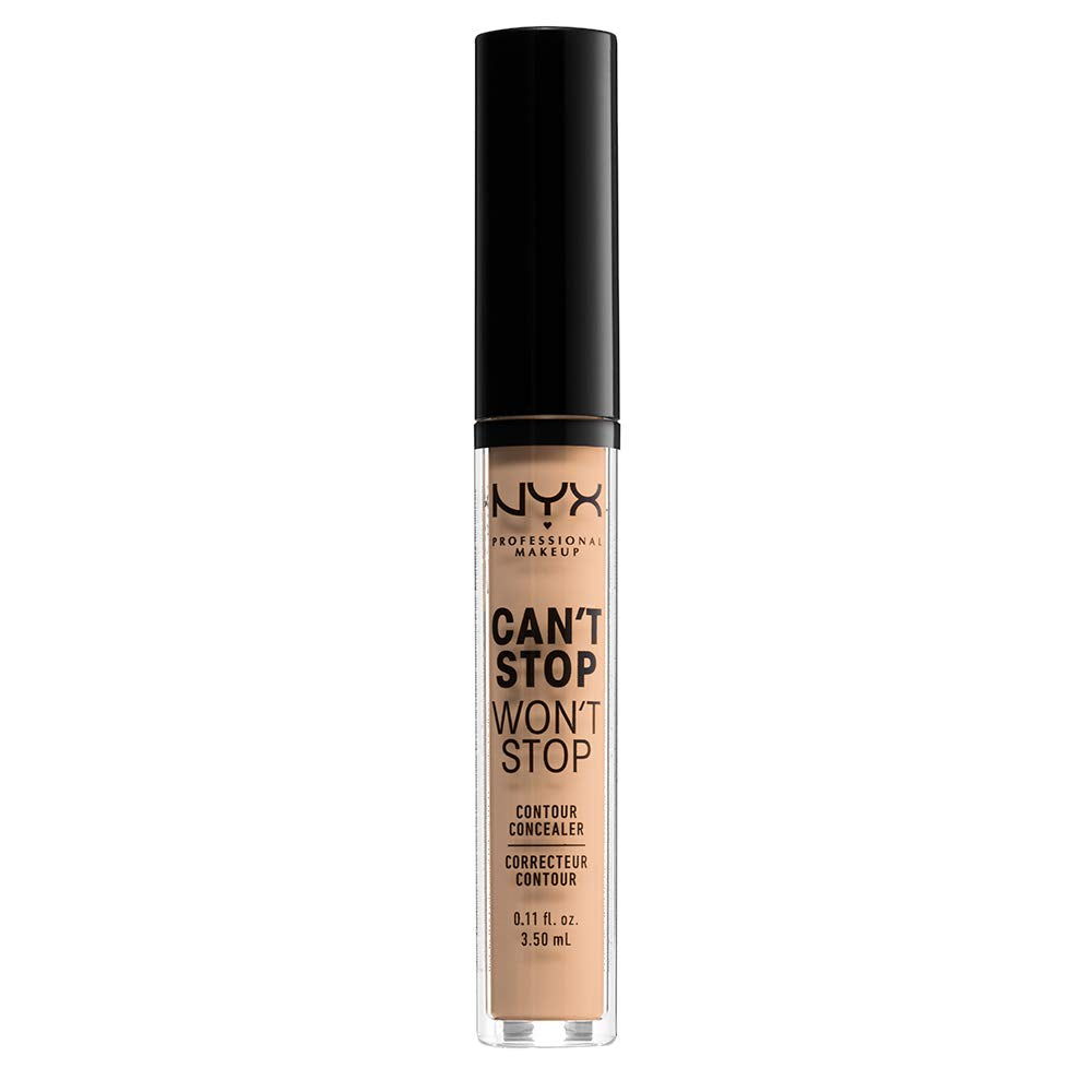NYX PROFESSIONAL MAKEUP Can't Stop Won't Stop Contour Concealer, Natural, 0.11 Ounce
