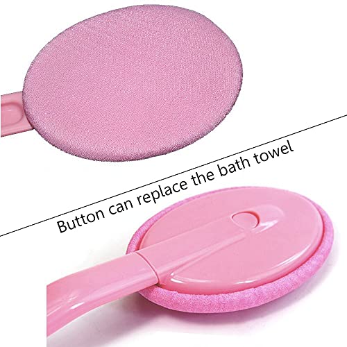 Easy Lotion Applicator, Back Rubs Massager Bath Brush, Extra Long Handle, Easily Self Apply Lotions, Great for Body Care