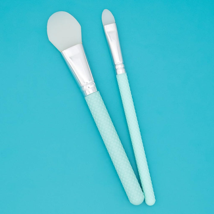 Royal & Langnickel Full Size MODA Spa Face Mask Applicator Brush Set, Includes, Large Round Spatula, and Small Pointed Spatula, Mint