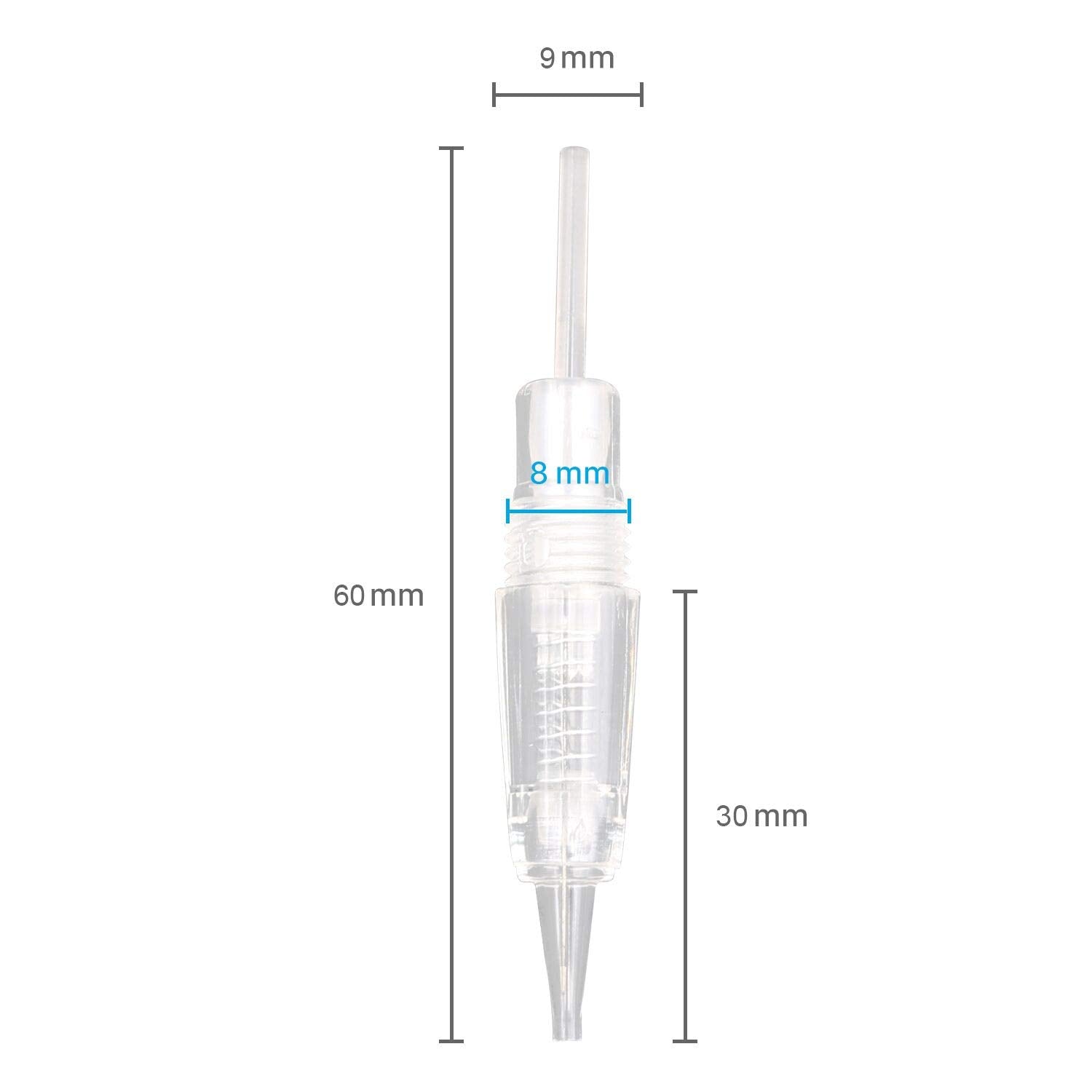 Needles, 5R: Pinkiou Eyebrow Tattoo Machine Permanent Makeup Pen Microblading Pen with Needles (Needles, 5R)