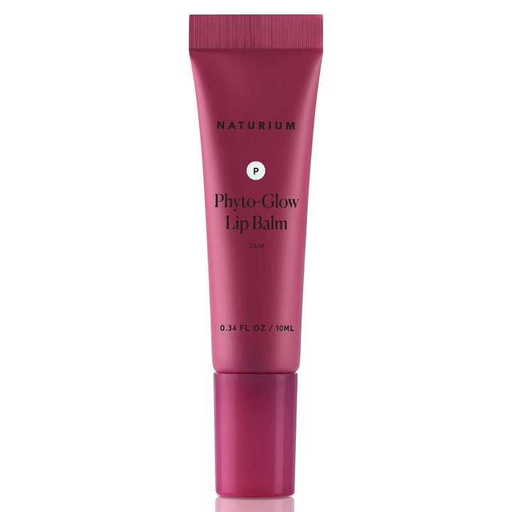 Naturium Phyto-Glow Lip Balm, Hydrating Lip Care with a Glossy Finish, 0.34 oz (Jam) (NATR-10068), 1.0 Count