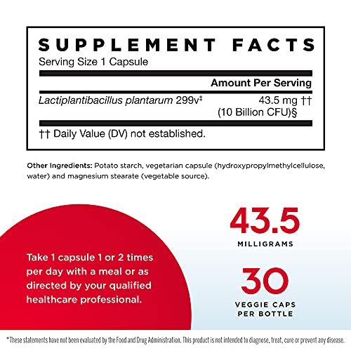Jarrow Formulas Ideal Bowel Support - 10 Billion Organisms Per Serving - 30 Veggie Caps, Pack of 2 - Bowel Support - Reduces Bloating, Gas & Intestinal Discomfort - Up to 60 Total Servings