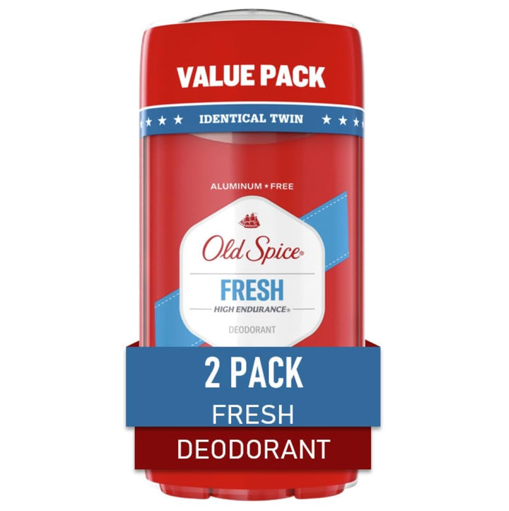 Old Spice High Endurance Fresh Scent Men's Deodorant Twin Pack 6 Oz