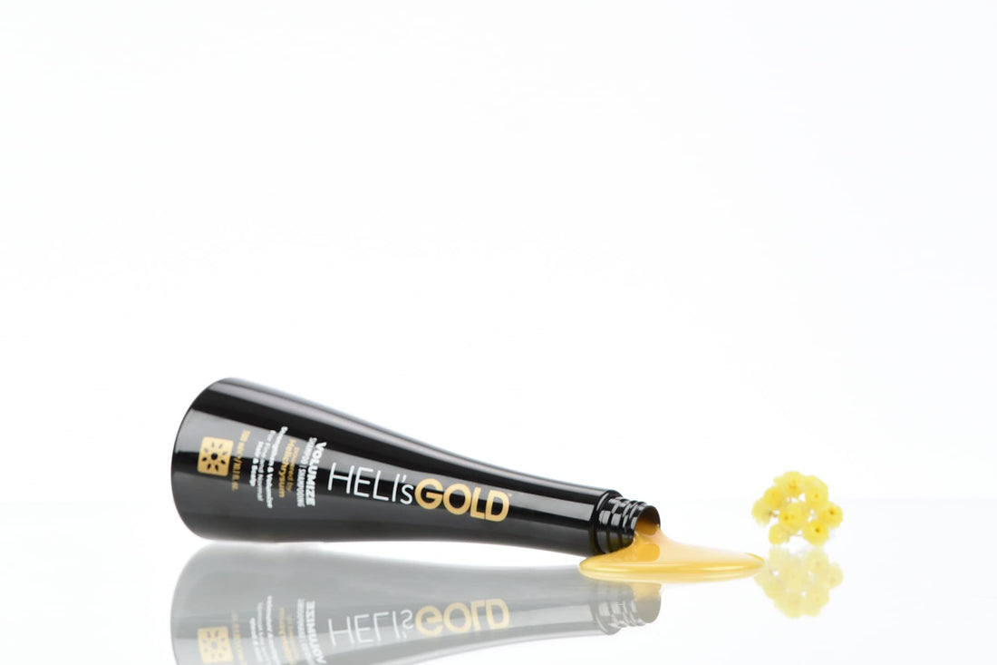 Heli's Gold Volumize Shampoo - Gently Cleanses And Rebalances Your Scalp - Promotes Stronger, Revitalized Growth - Increases Hair Density And Vitality - Fine, Thin And Lifeless Strands - 10.1 Oz