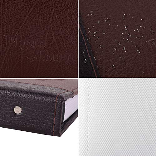 FaCraft 5x7 Photo Album 80 Photos Vertically,5x7 Photo Album Hold 80 Pictures for Family Birthday Anniversary Wedding Vacation Pictures DIY Baby Memory Book (80 Pockets)