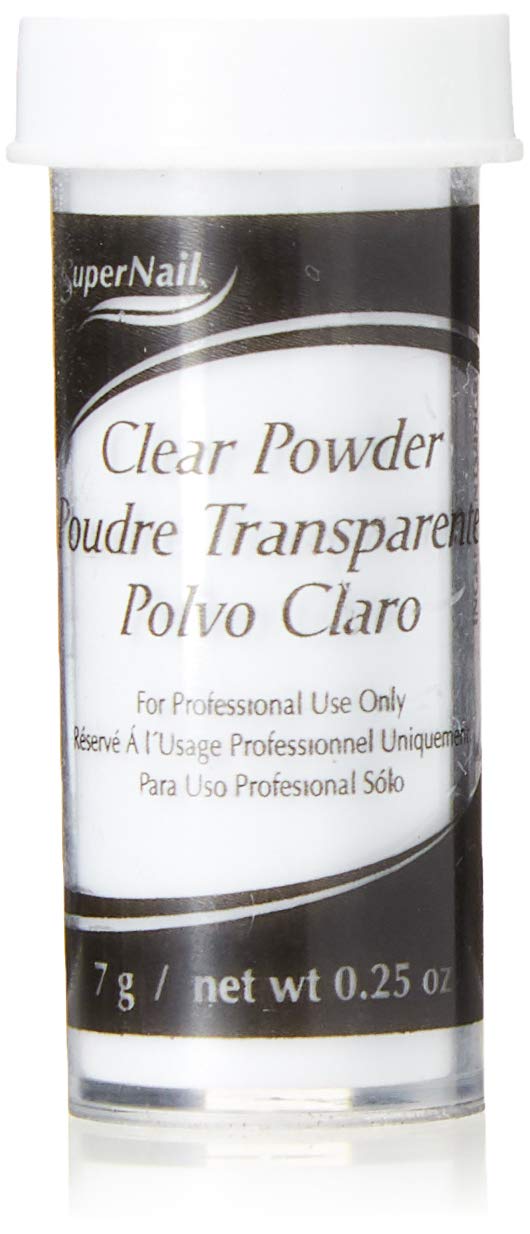 Super Nail Super Nail Supernail French Acrylic Clear Powder - 7 G / .25 Ounce, 0.25 Ounce