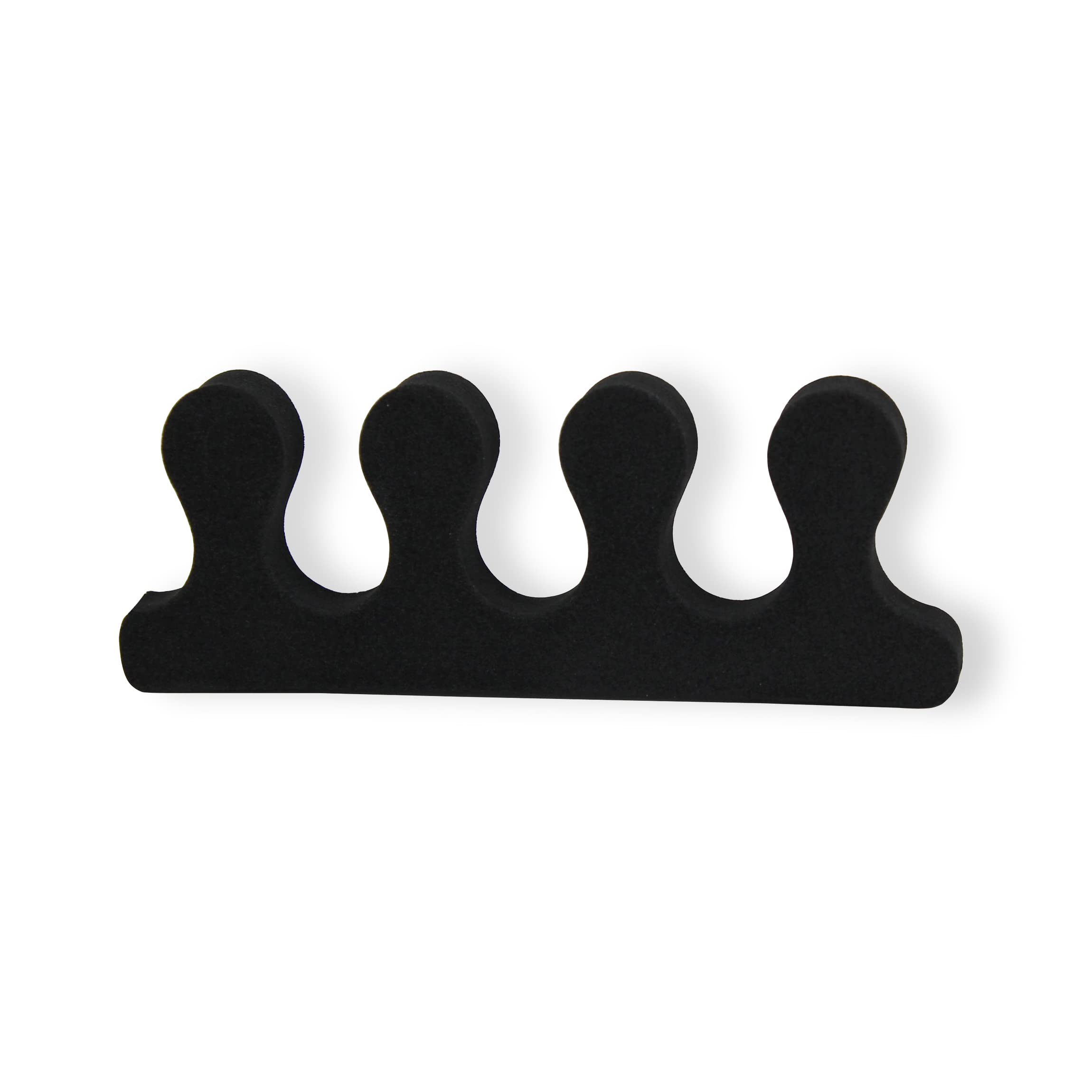 Amazon Basics Toe Separators, Black, Solid, 120 Count, Large