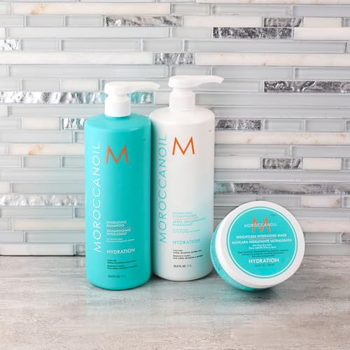 Moroccanoil Hydrating Shampoo and Conditioner Bundle, 33.8 Fl. Oz. Set