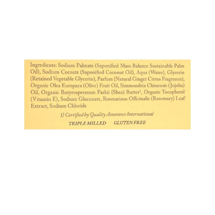 Dr. Woods : Bar Soap Ginger Citrus, 5.25 Oz