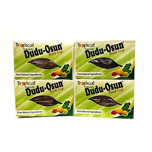 Dudu-Osun African Black Soap (100% Pure) 150g Pack of 4