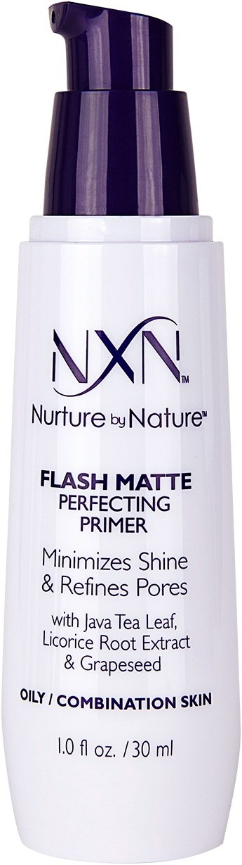 NxN Flash Matte Pore Refining Primer Transforms Skin Into Perfect Canvas Natural & Organic Formula for Oily/Combination Skin, 1 Fl Oz
