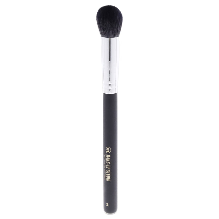 Make-Up Studio Amsterdam Blusher Brush Compact No. 5 - Shaping Brush Ideal For Shading With Powder - Round Form Provides Smooth, Natural Finish - Prevents Hard Lines On The Face - 1 Pc