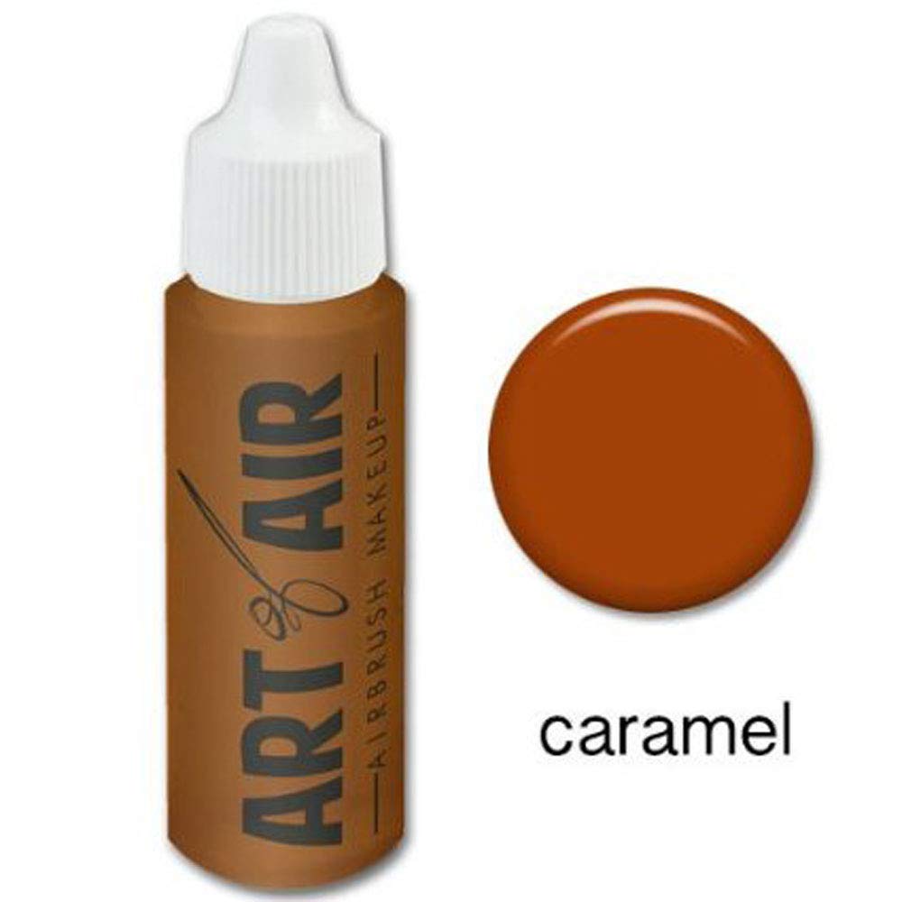 Art of Air 4pc DARK Complexion Professional Airbrush Cosmetic Makeup Set 1/2 oz bottles
