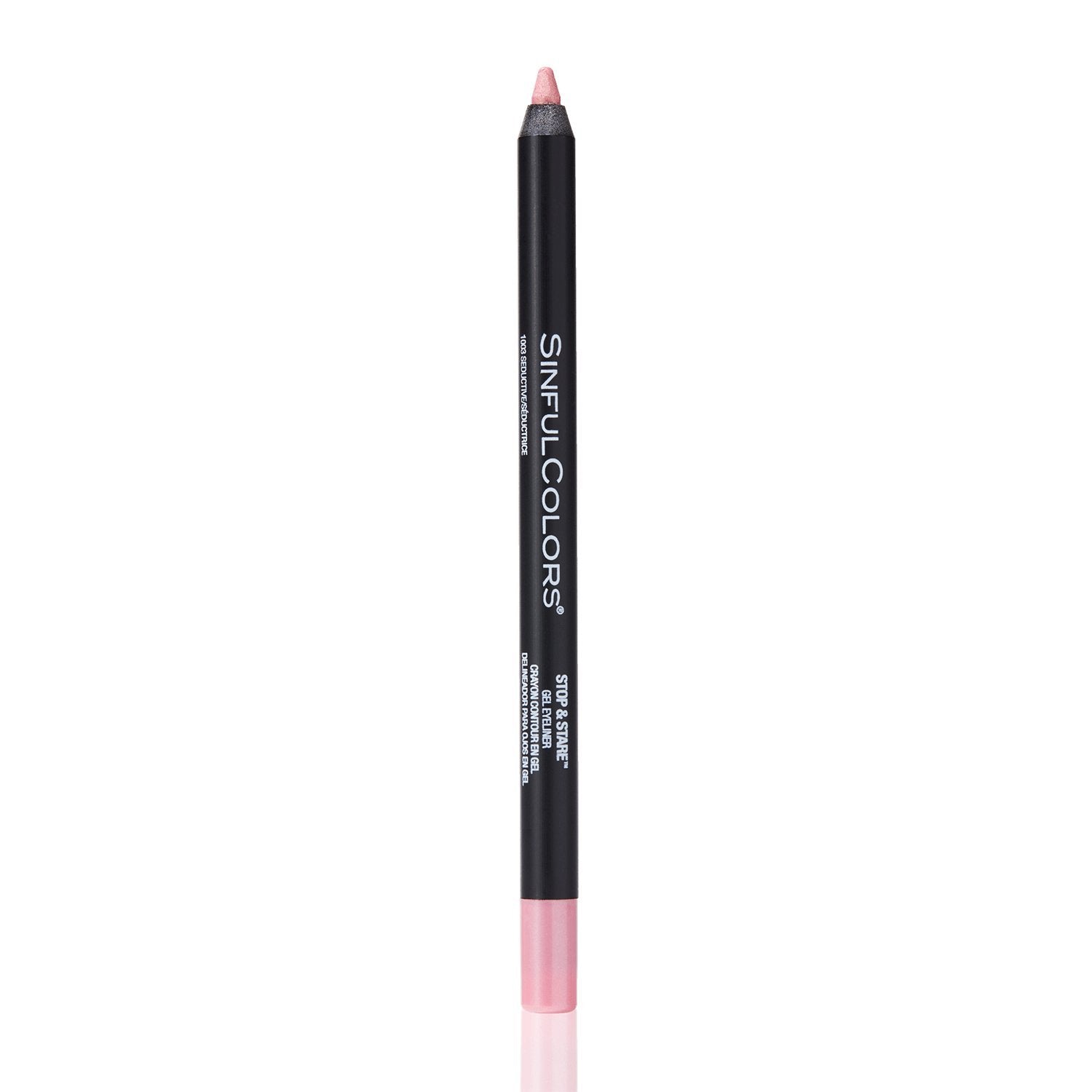 SinfulColors Stop & Stare Gel Eyeliner in Seductive, Rose Gold Pencil Eyeliner