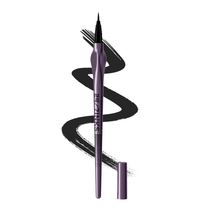 Urban Decay 24/7 Inks Liquid Eyeliner Pen (Zero - Matte Black, Brush Tip Eye Liner), Water-Resistant, Smudge-Resistant, Vibrant Colored Liner, Ergonomic Precision Grip, Vegan - 0.01 fl oz