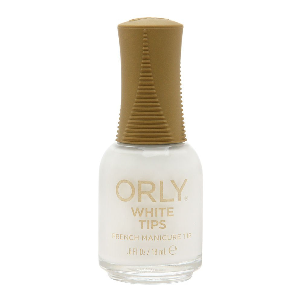 Orly Nail Lacquer, White Tips, 18ml